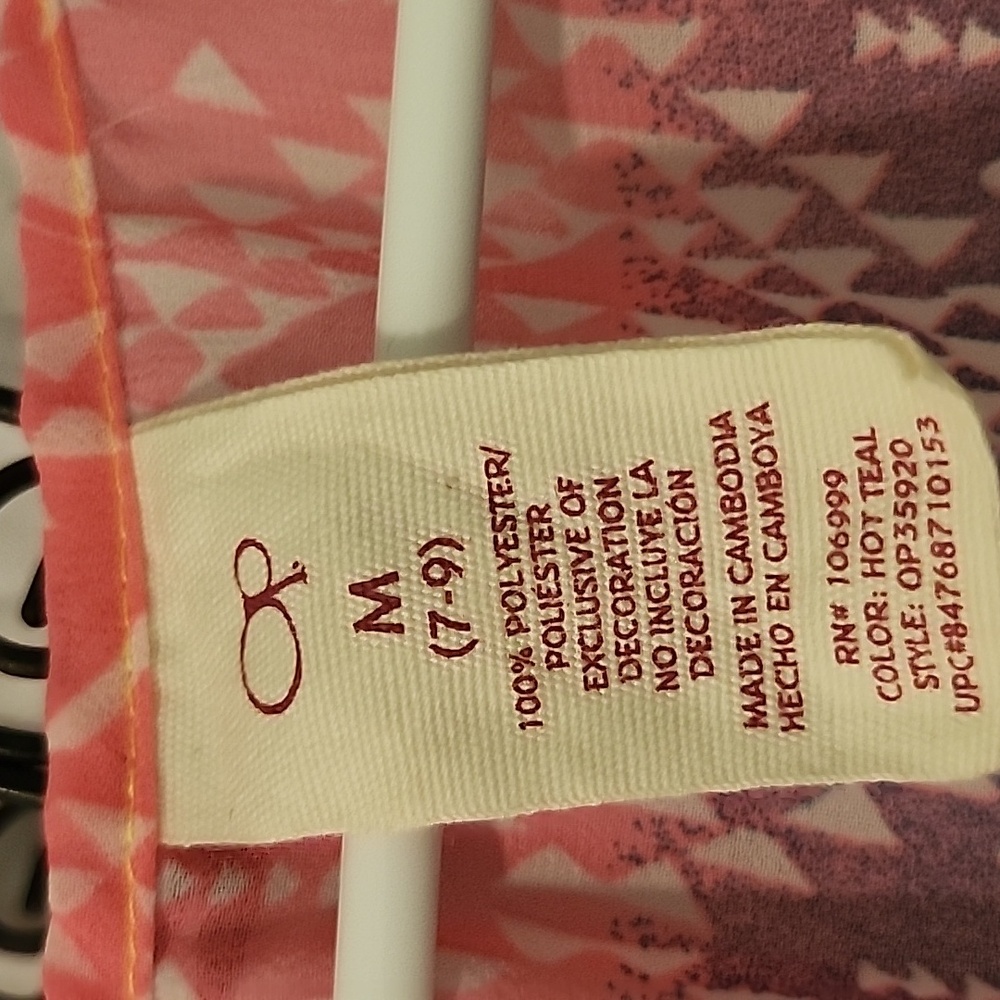 Womens OP Size 7/9 Kimona Swimsuit Coverup (18) - Picture 3 of 3